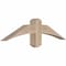 Ekena Millwork Bellingham Smooth Timber Gable Bracket, Douglas Fir, 36"W x 9"H x 3 1/2"D x 3 1/2"F, 6/12 Pitch GBW036X09X0404BEL00SDF - alternate 2